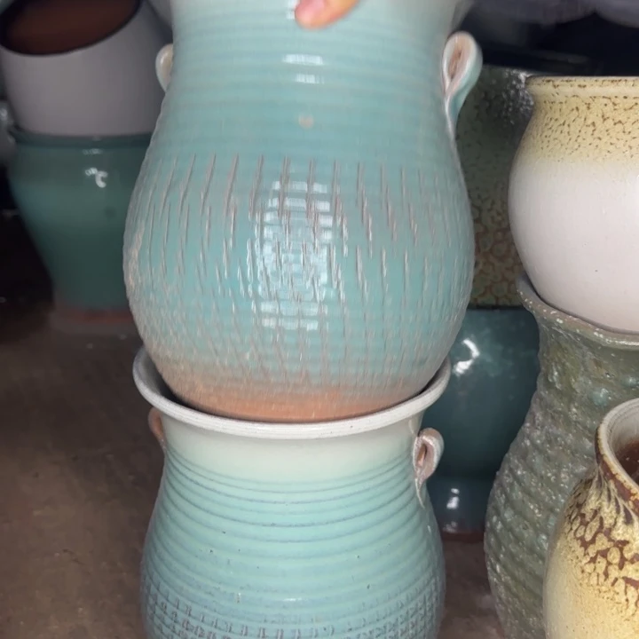 瑕疵花盆处理啦口17高23