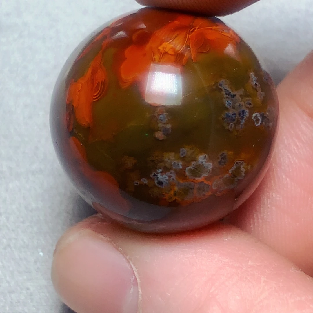 威***气玛瑙/玉髓未镶嵌战国红