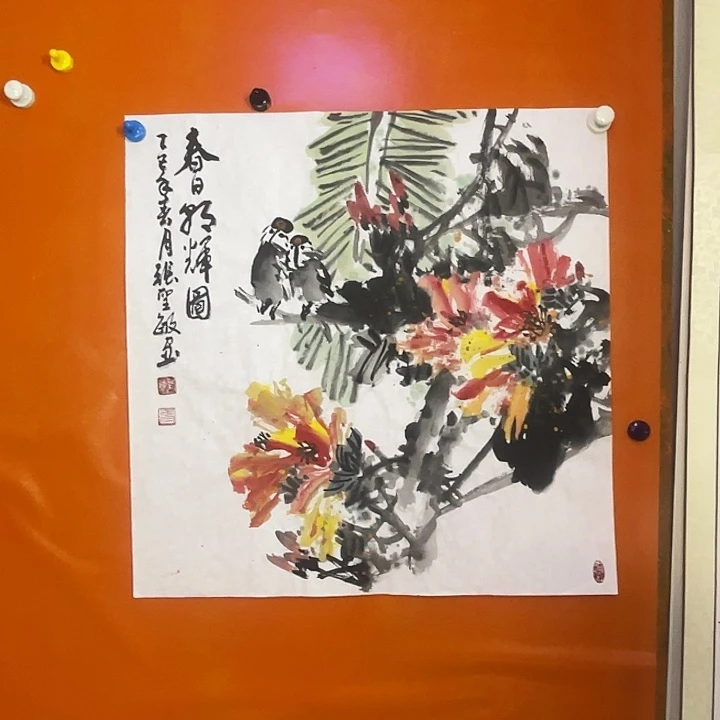 国画张圣敏先生纯手绘作品