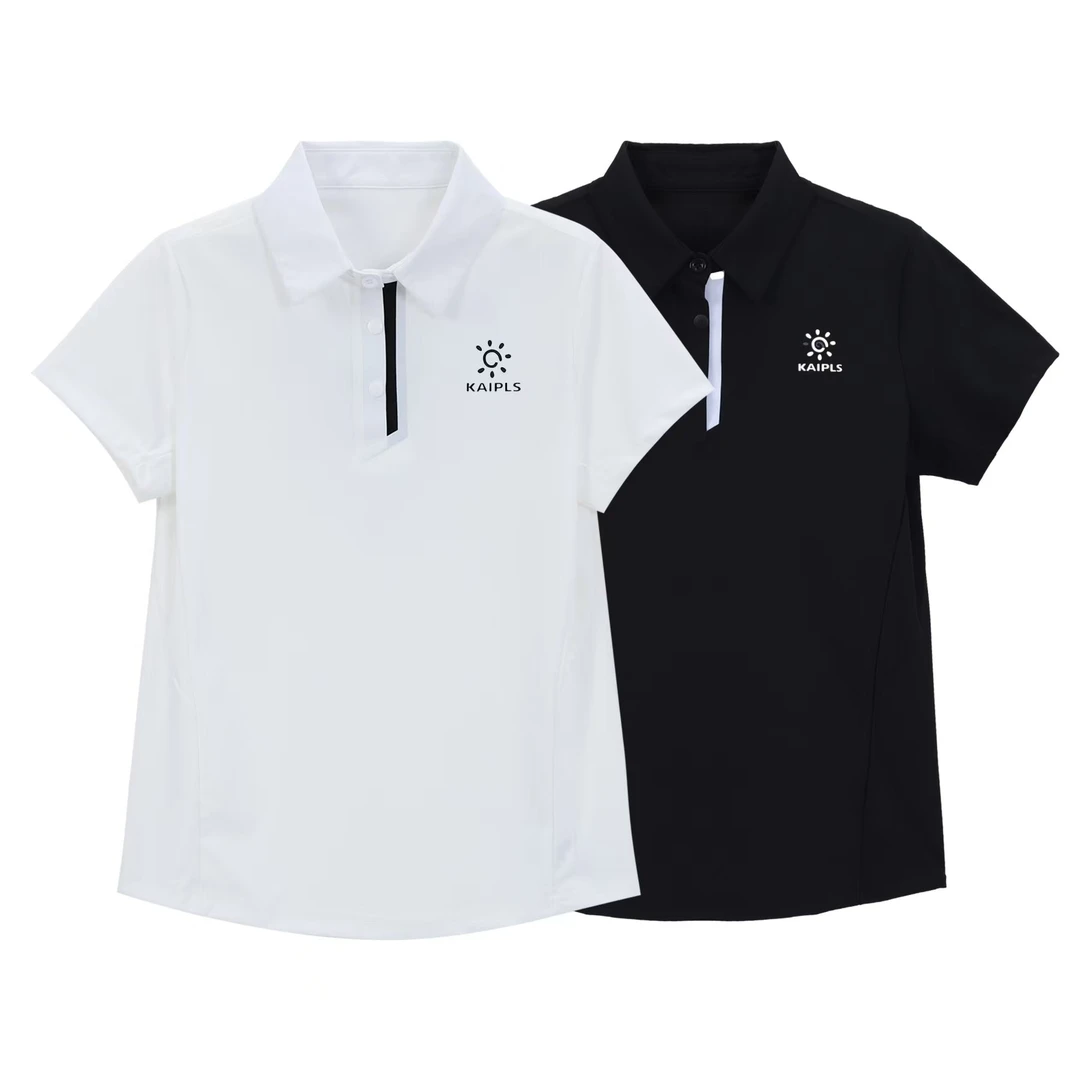 KAIPLS小太阳男女款时尚运动百搭透气短袖户外速干Polo