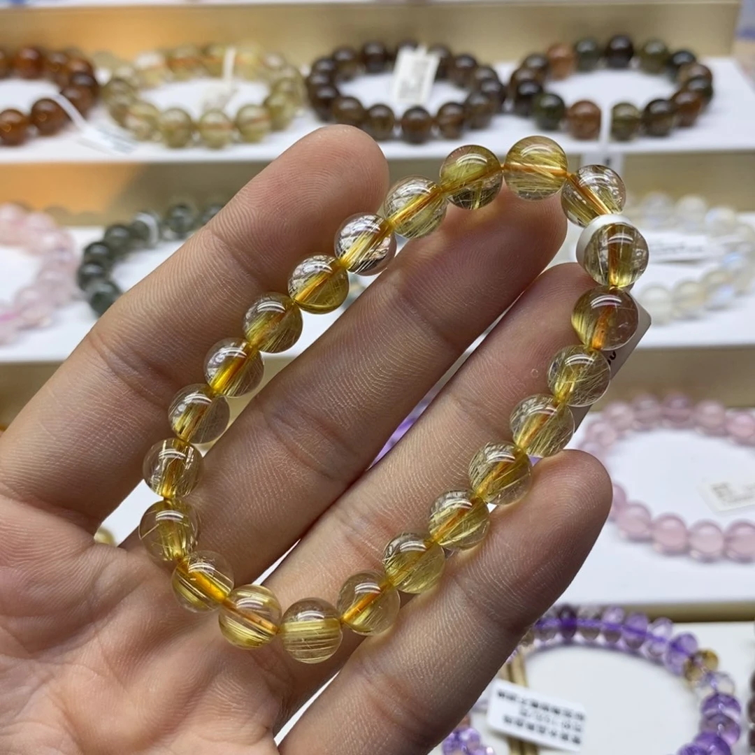 水晶手链未镶嵌纯天然