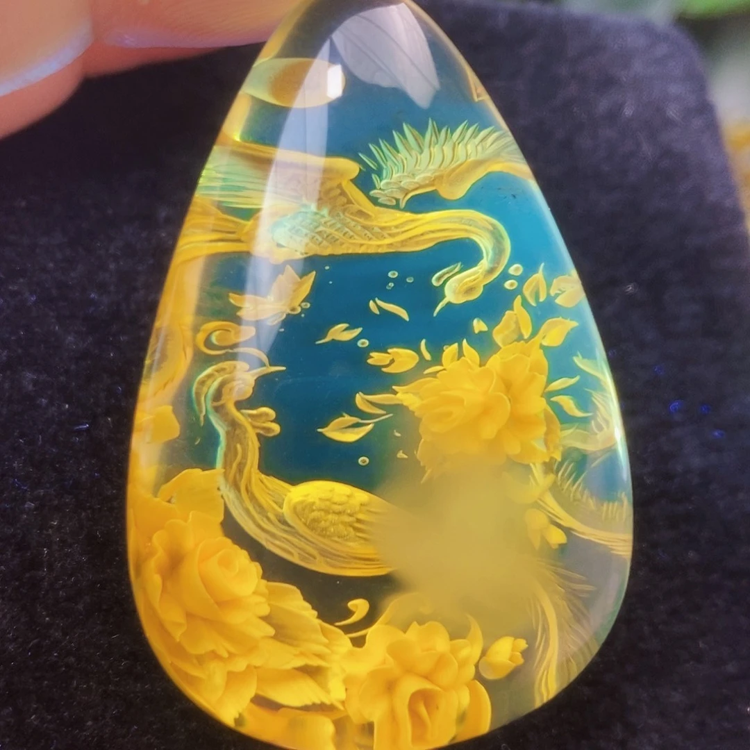 【闪购商品】金珀吊坠(不含链)未镶嵌