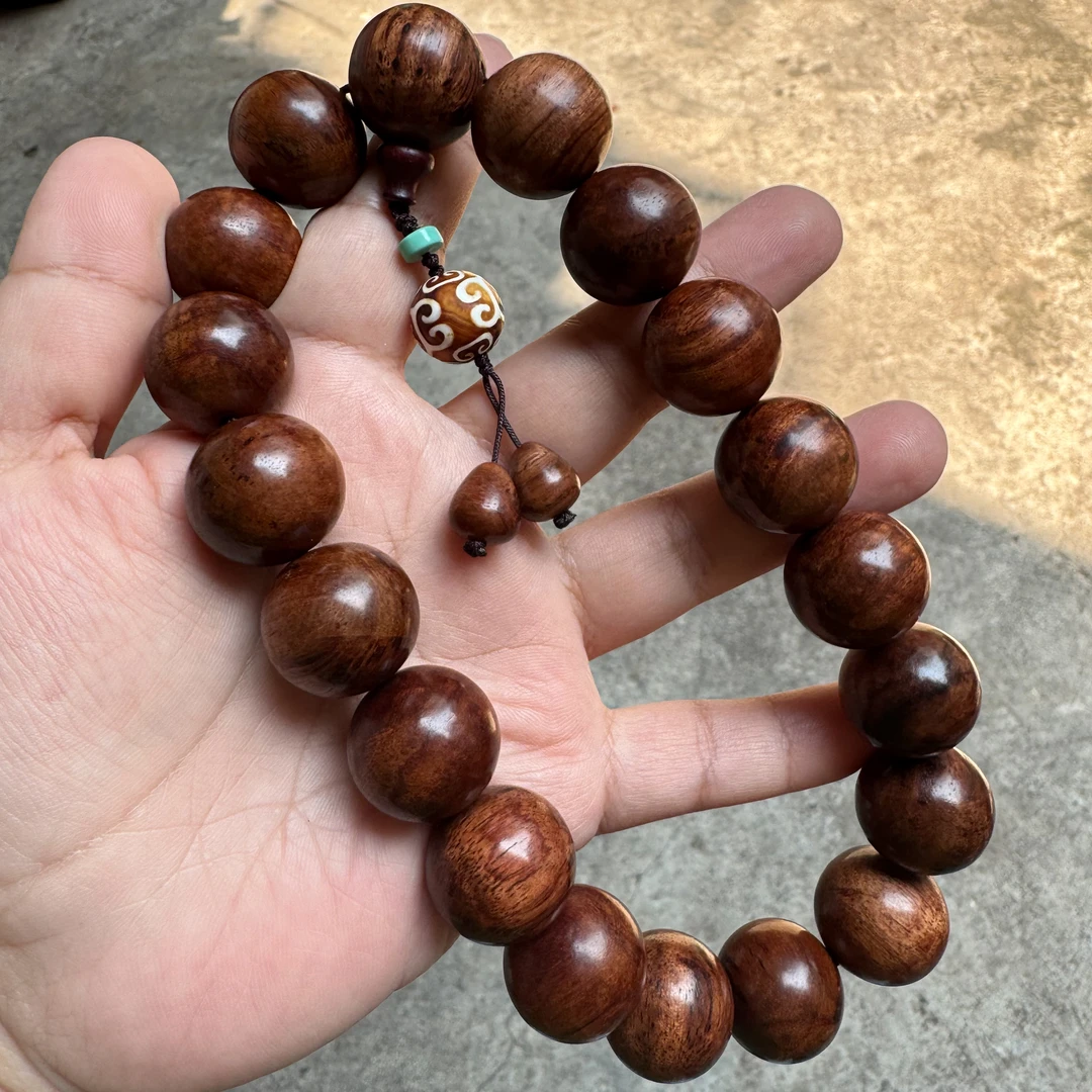 海南黄花梨手持卡20手串（多样性发一）