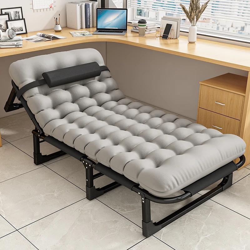 过早折叠床单人床家用便携多功能躺椅办公室简易午休床成人午睡行