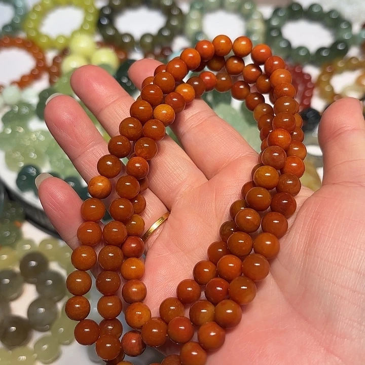 蛇纹石玉未镶嵌手串