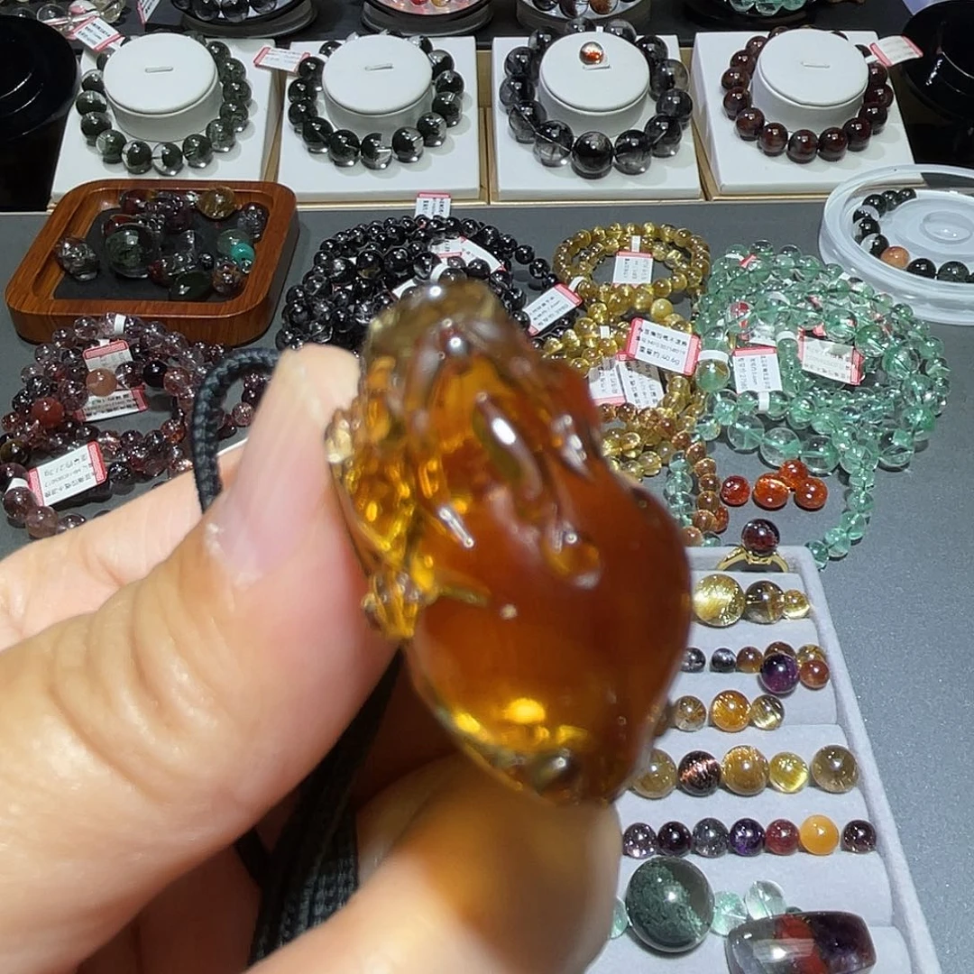 未镶嵌手串水晶吊坠