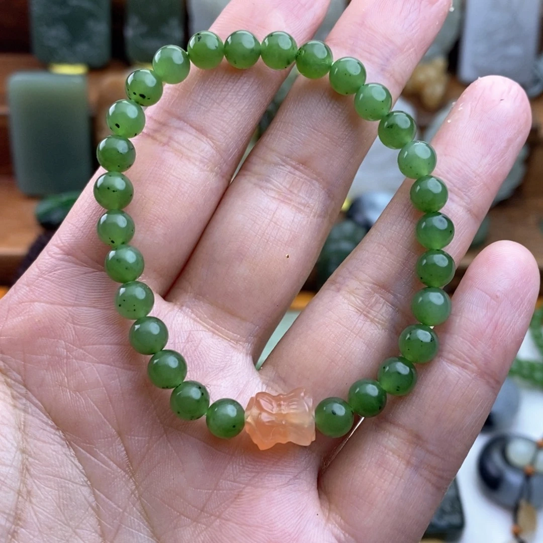 和田玉未镶嵌手串