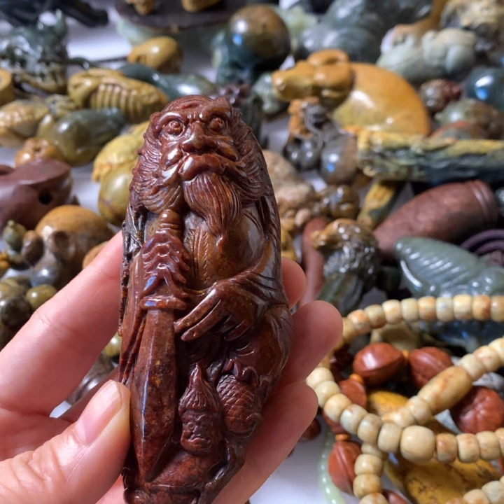 岫岩河磨玉（透闪石质玉）未镶嵌笔搁