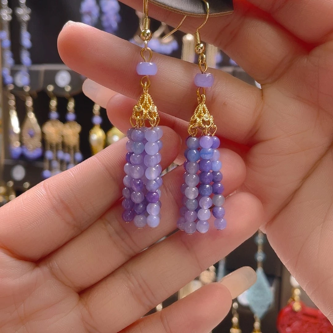 翡翠合金耳饰洪*翡翠