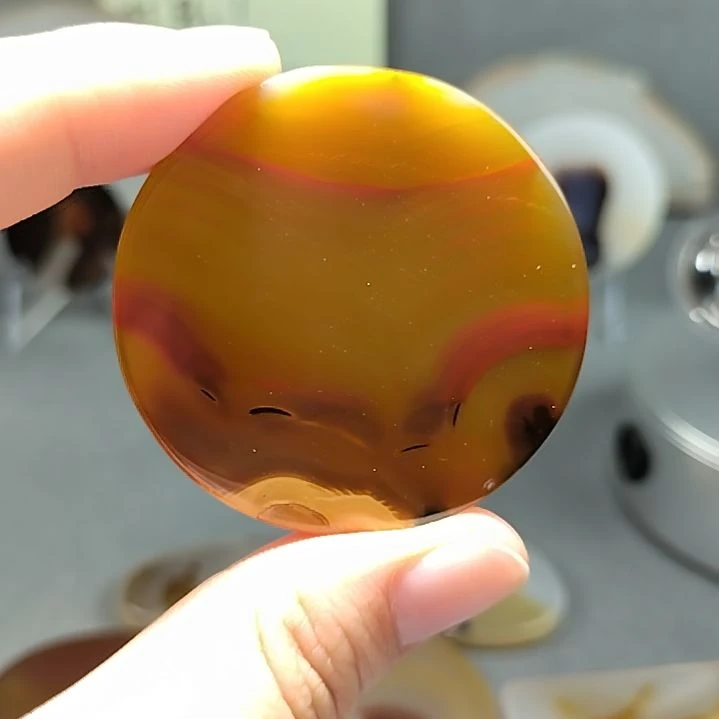 玛瑙/玉髓未镶嵌颈饰彩虹