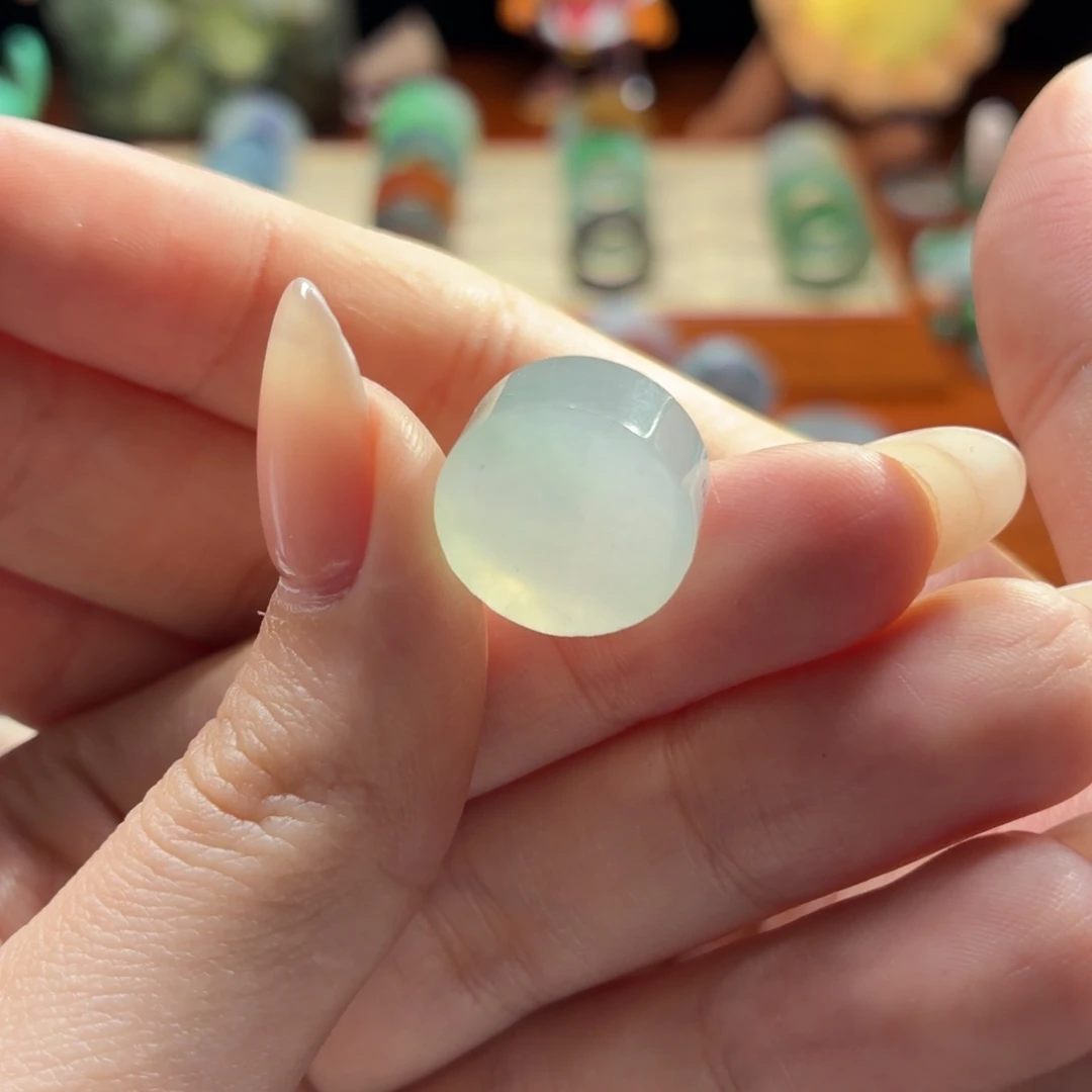 未镶嵌定制翡翠冰戒指心