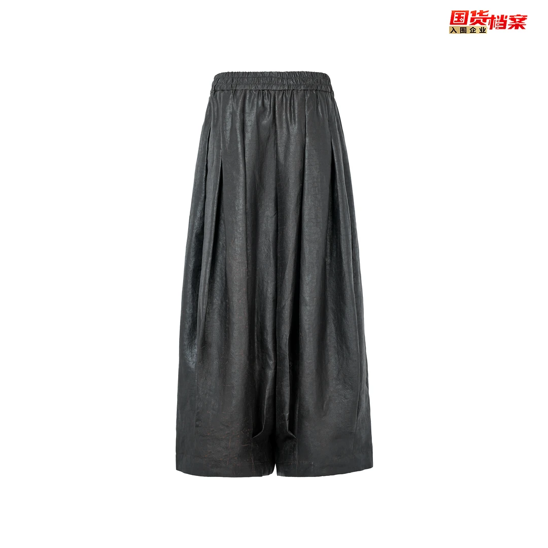 【万象有衣】莨纱-原创设计师款香云纱八分裤-8142