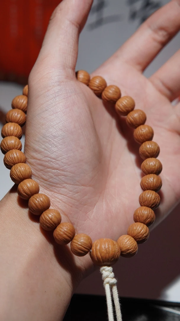 原皮原色原生态猴头土豪手串手持 911文玩核桃单圈佛珠