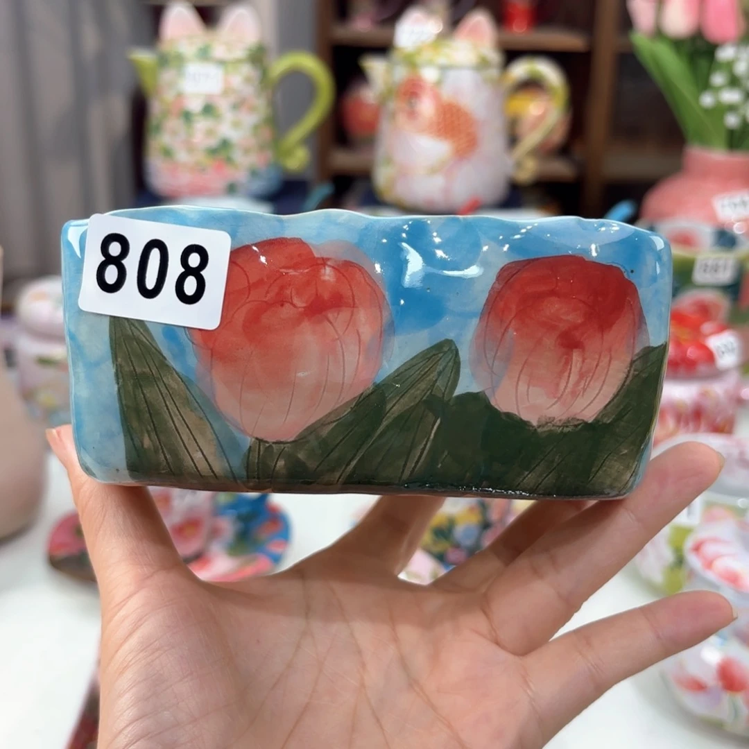 景德镇手绘高温釉下彩陶瓷茶具