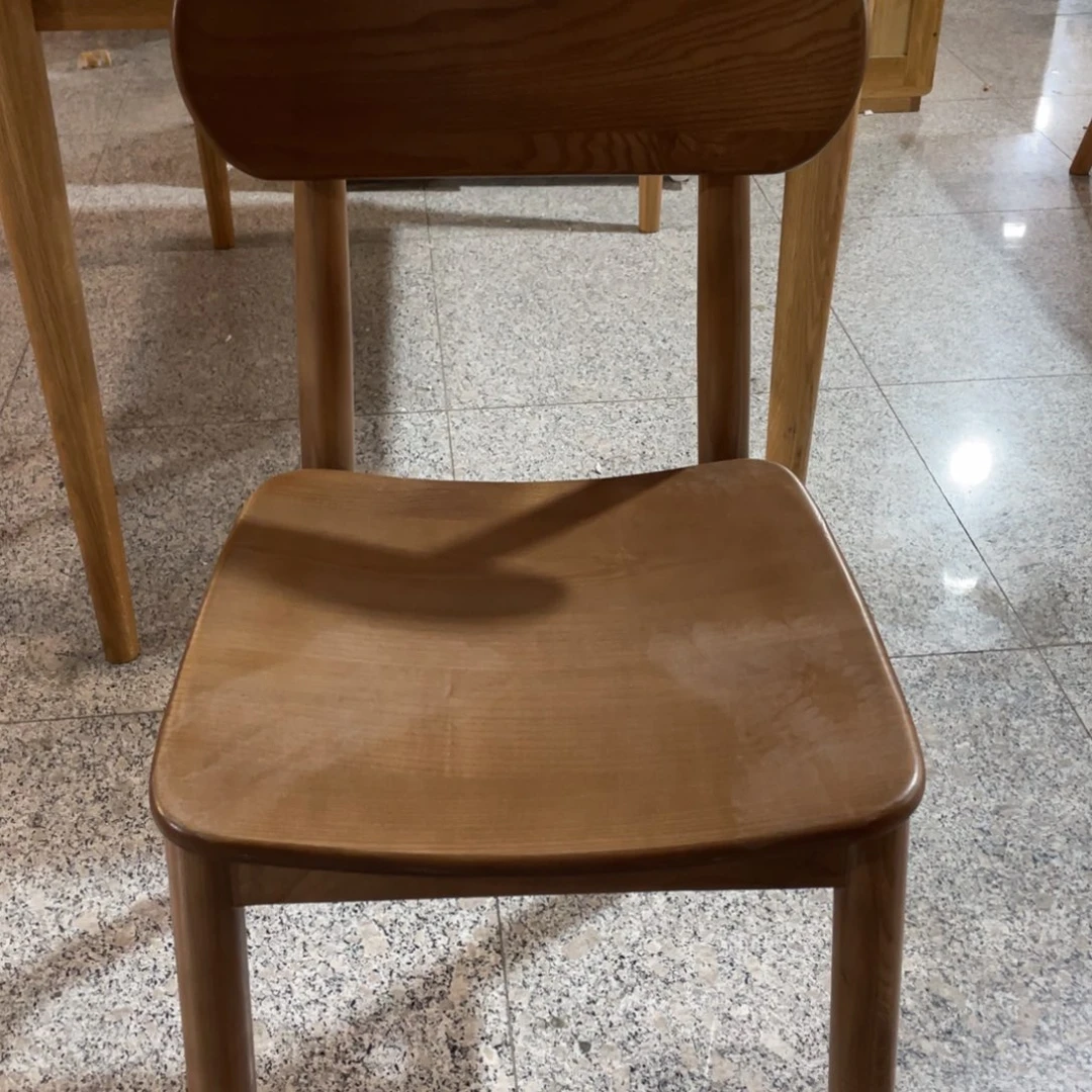 木白腊木椅子胡桃色