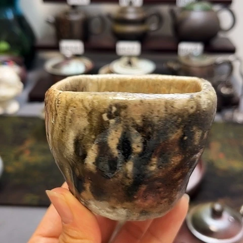 茶盏景德柴烧茶具-纯手工茶具