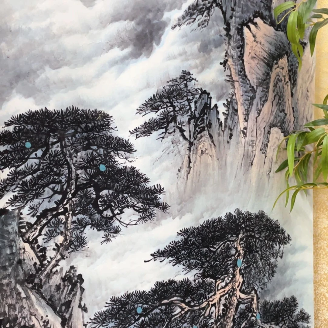 国画老师手笔手绘作品w