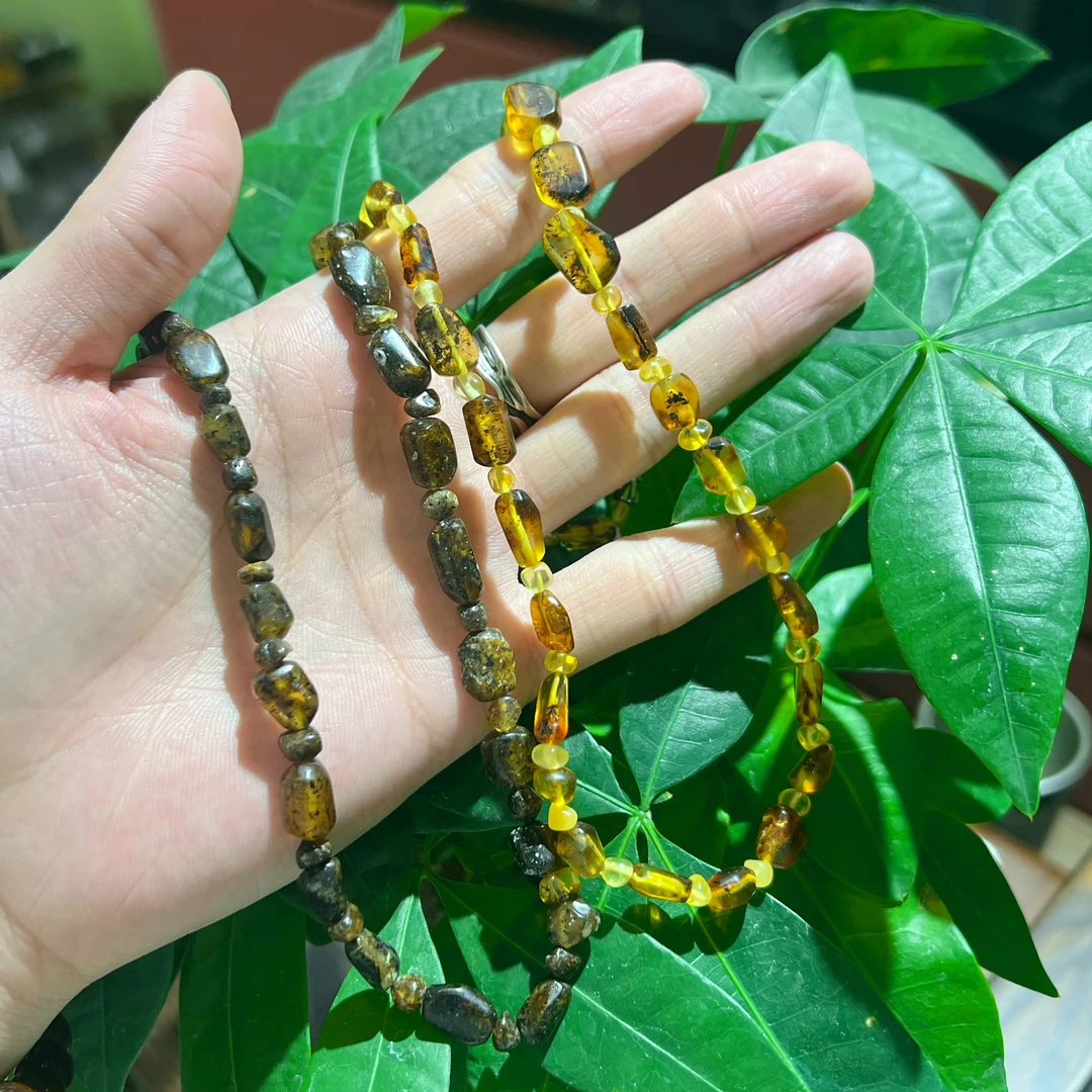 琥珀项链药珀项链（多样性发一）