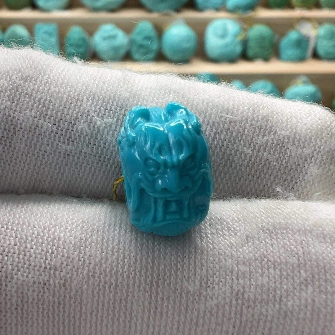 未镶嵌绿松石龙珠12.8mm