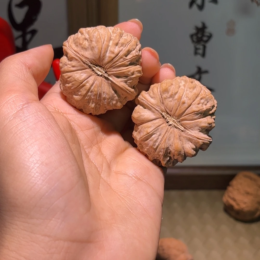 吊坠文玩核桃43尺全品南瓜饼