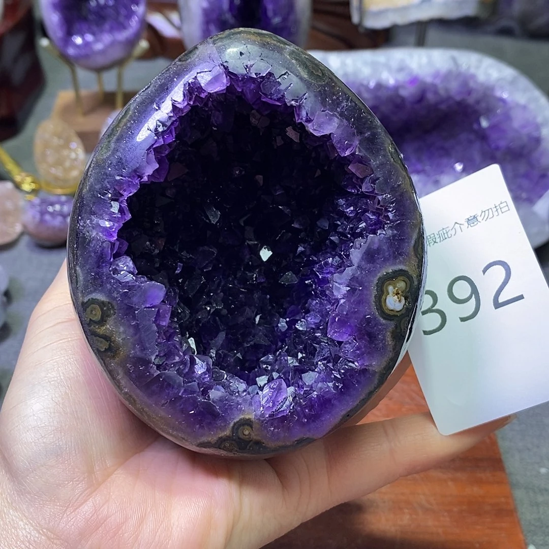 紫晶珠宝半成品未镶嵌