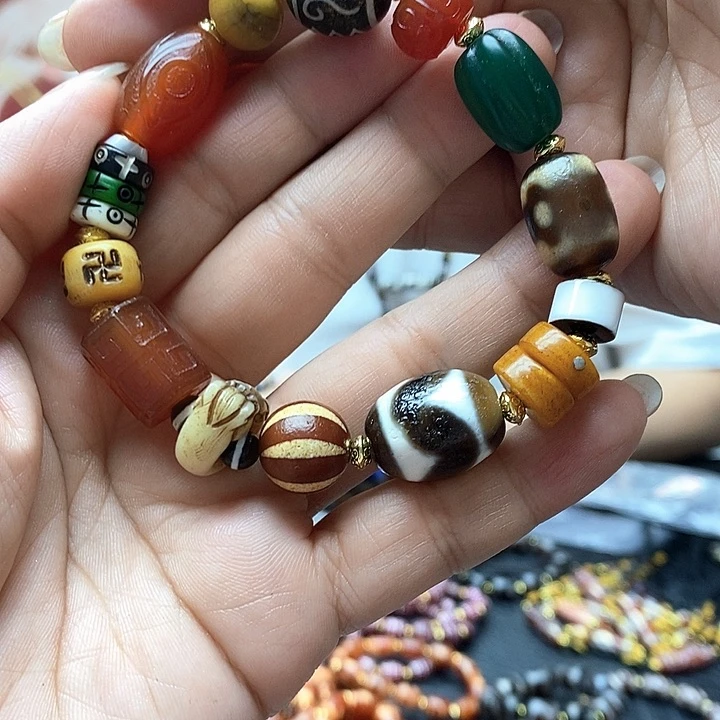 玛瑙/玉髓手链合金