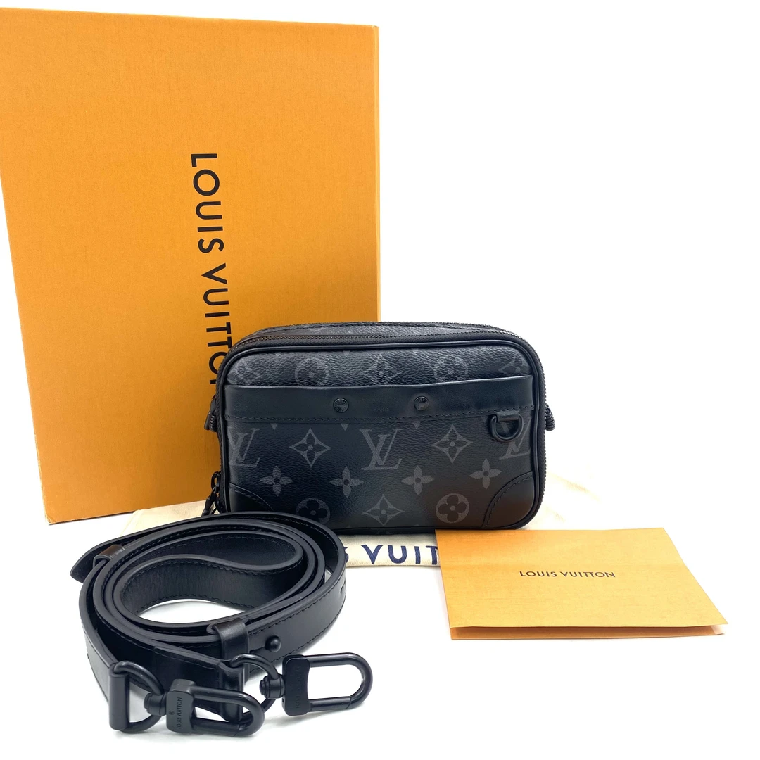 99新 LouisVuitton/路易威登 新款黑花alpha小号 18/11 lv男包