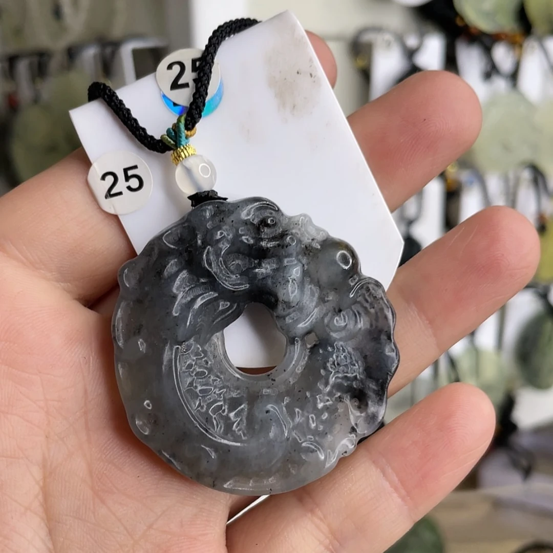 【闪购商品】岫玉未镶嵌颈饰暴**晴龙