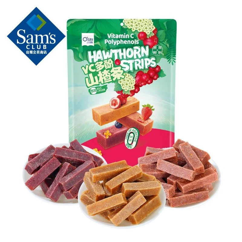 奥赛 VC多酚山楂条 1kg*1袋解馋小零食 休闲小吃