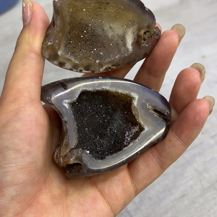 水晶发饰未镶嵌黑晶盆