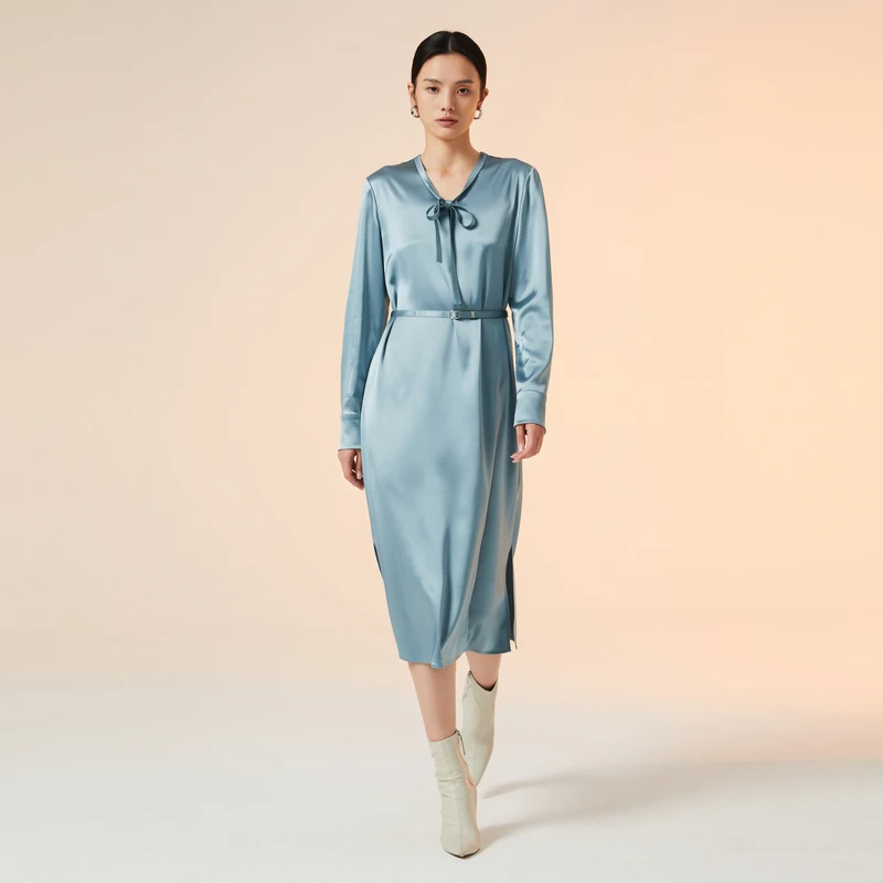 Bouthentique高级感长袖连衣裙223111D1A19