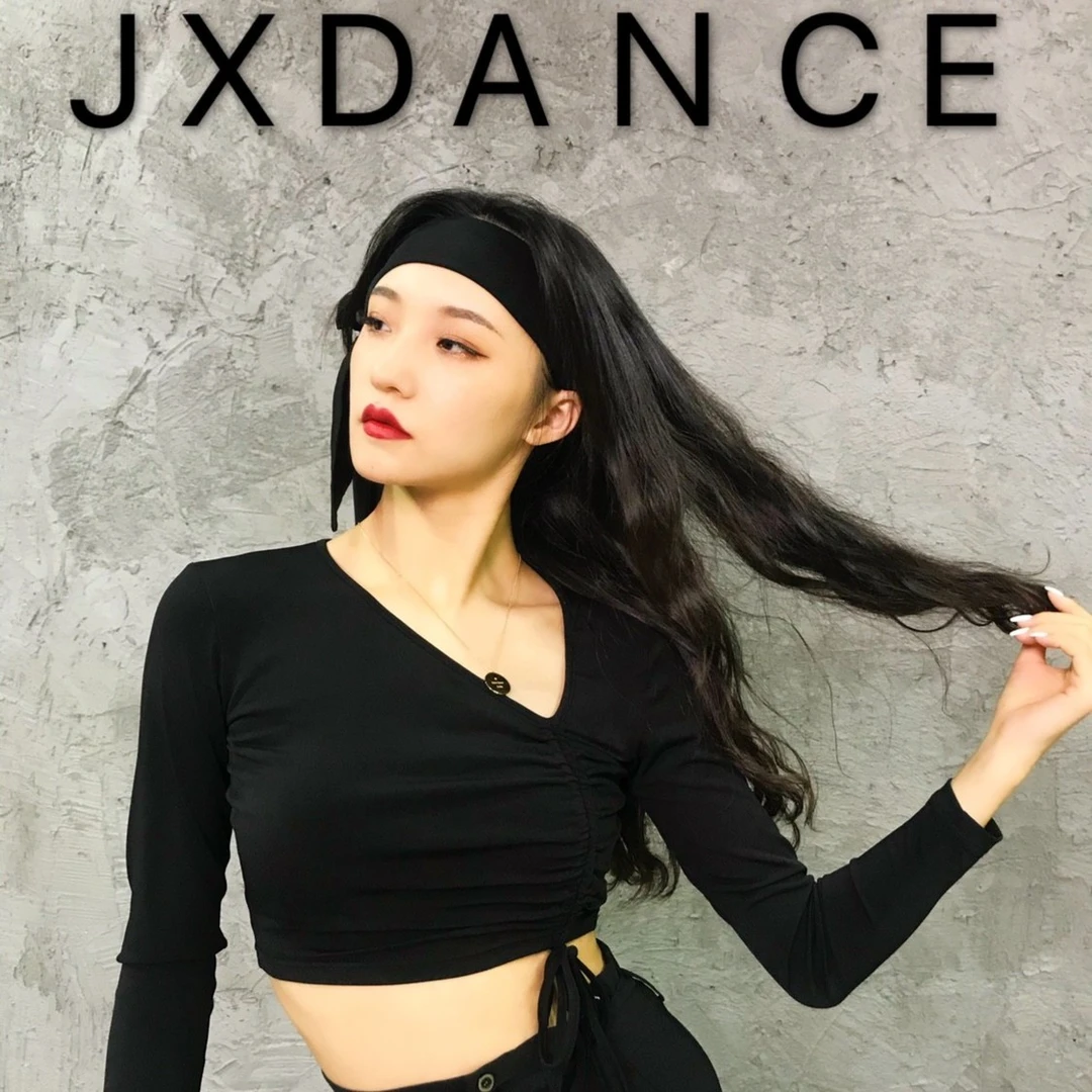 JX舞服 高品质百搭显瘦性感专业院校系列摩登拉丁舞上衣 JX131
