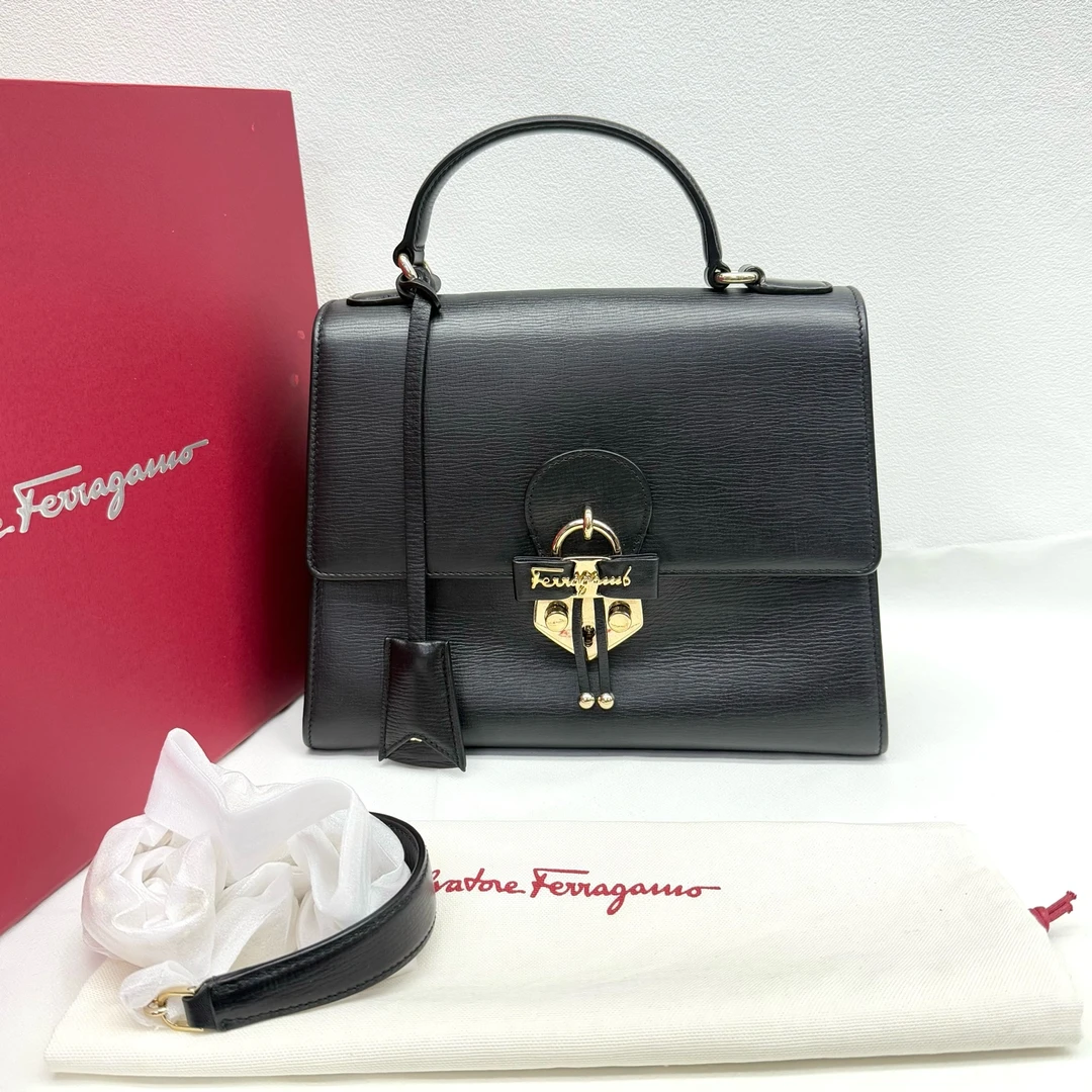 95新 FERRAGAMO/菲拉格慕 C120安则/斜挎包/3112