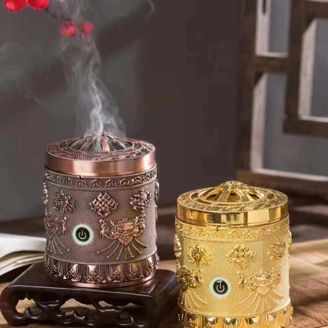 手持便携车载适用藏式八宝图案