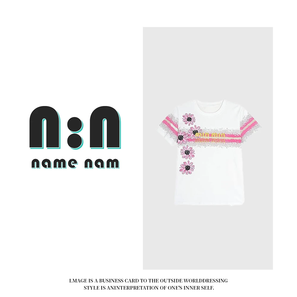 A68982新款洋气百搭休闲短袖