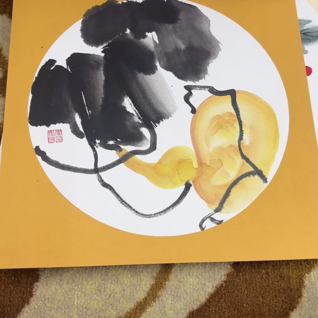 国画33-33卡纸作品艺