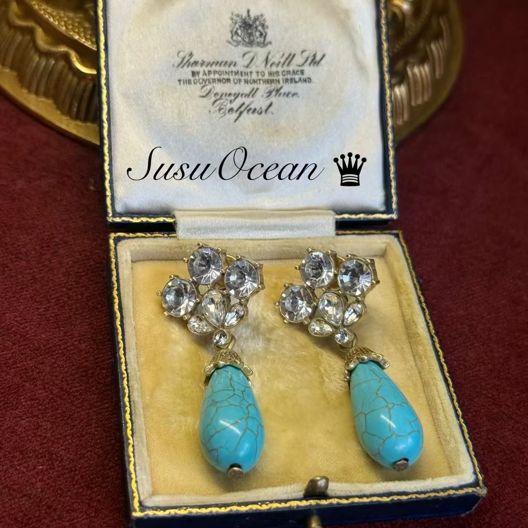 铜合金仿水晶耳饰 铜合金仿水晶耳饰 【2117】自然典藏款SusuOcean