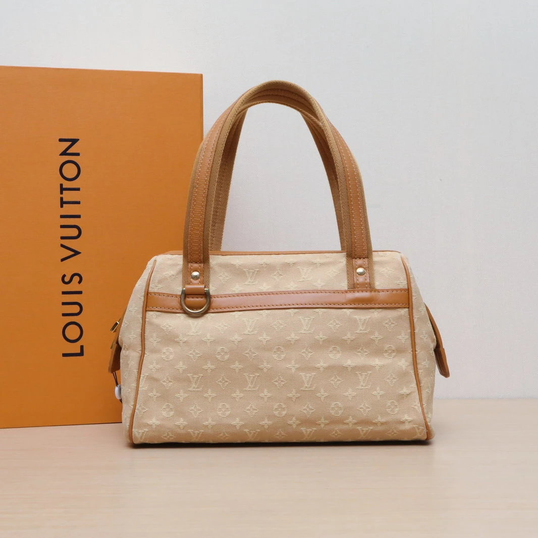 95新 LouisVuitton/路易威登 【黑黑】 黄色 饭盒包 手提单肩包