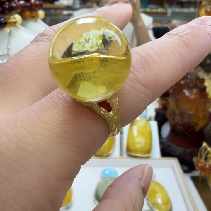 针钠钙石（海纹石）银S925镶嵌颈饰