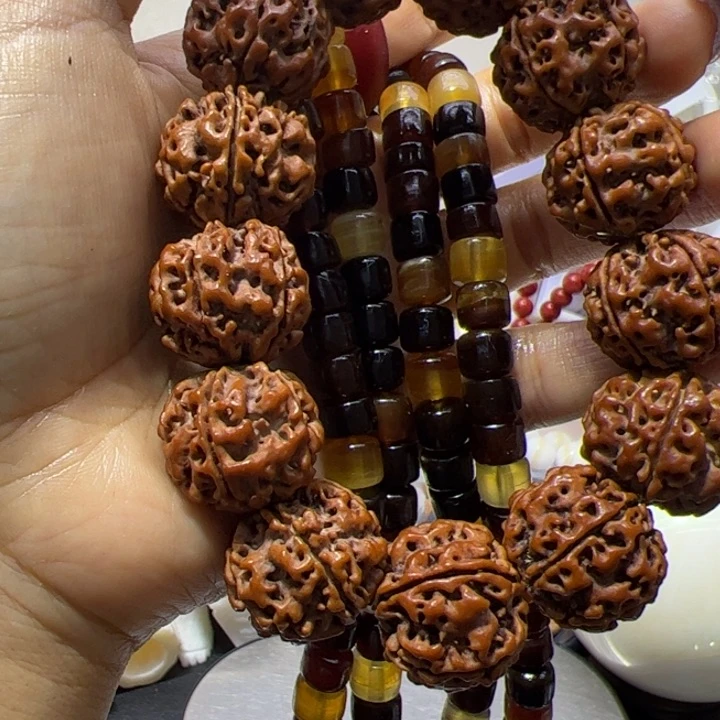 大果紫檀（缅甸花梨）7/7尾巴脖挂mm