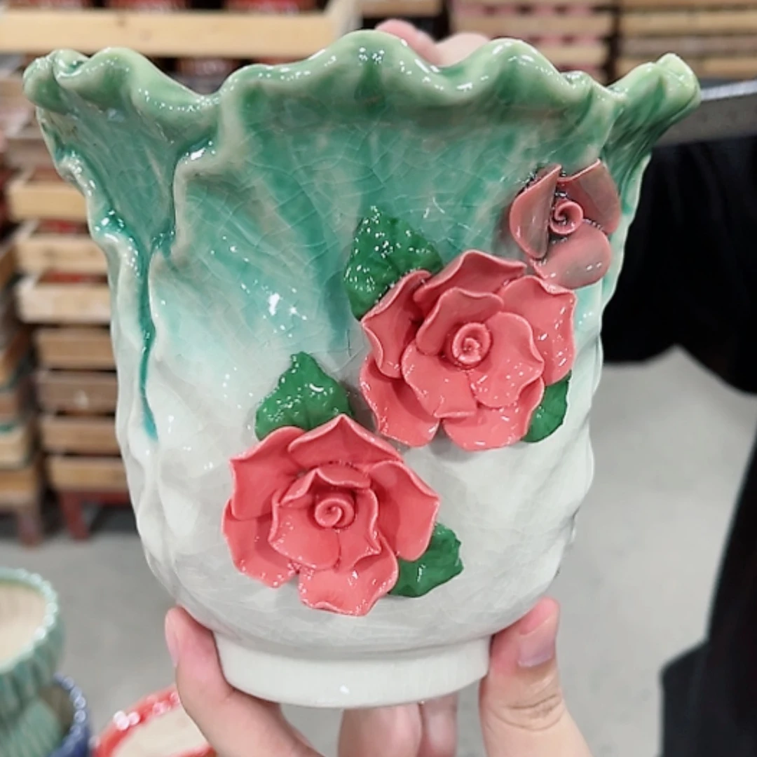 【闪购商品】陶瓷陶瓷多肉精美花盆