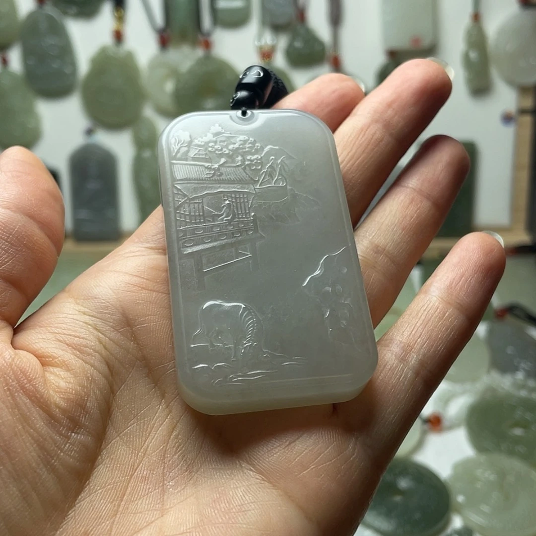 【闪购商品】和田玉未镶嵌颈饰浮***忆
