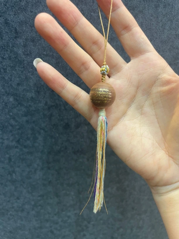 1.8横纹黑肉镶嵌24k金正宗印度迈索尔老山檀香