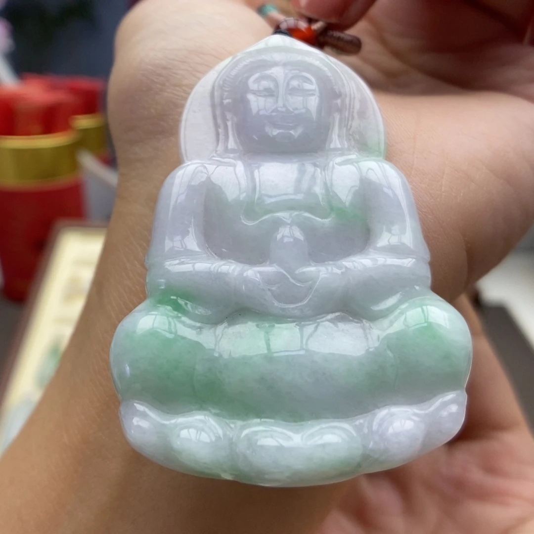 翡翠未镶嵌颈饰吊坠38