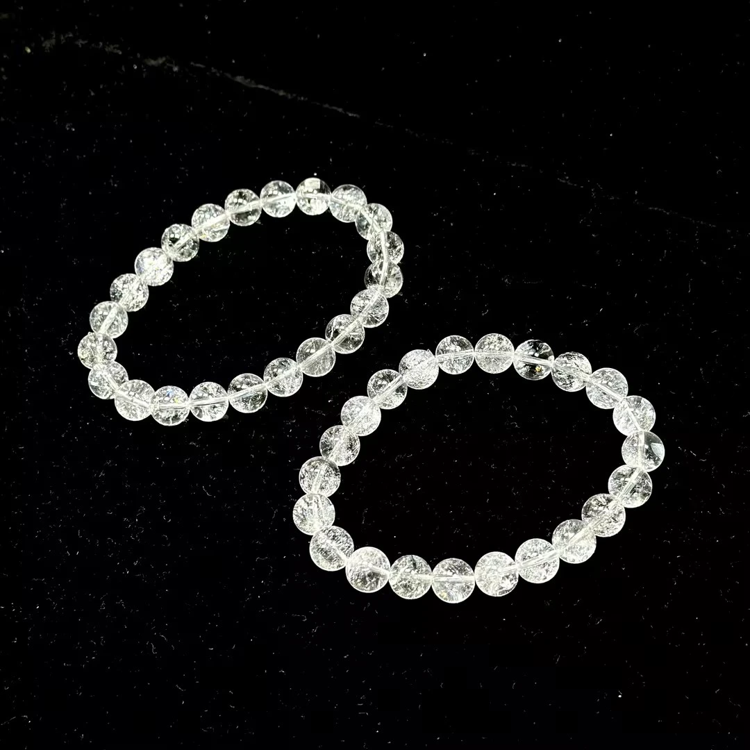 【DL】暴风雪水晶手串-约9mm（多样性发其一）