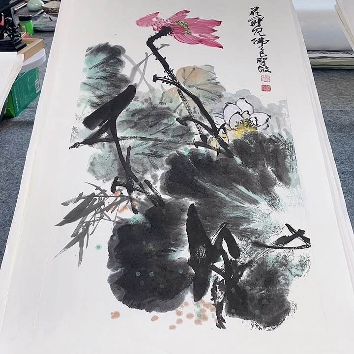 国画张圣敏先生纯手绘作品