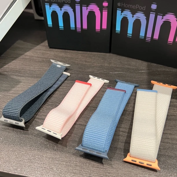 99新 Apple/苹果 苹果iWatch手表的尼龙编织魔术贴回环运动手表带