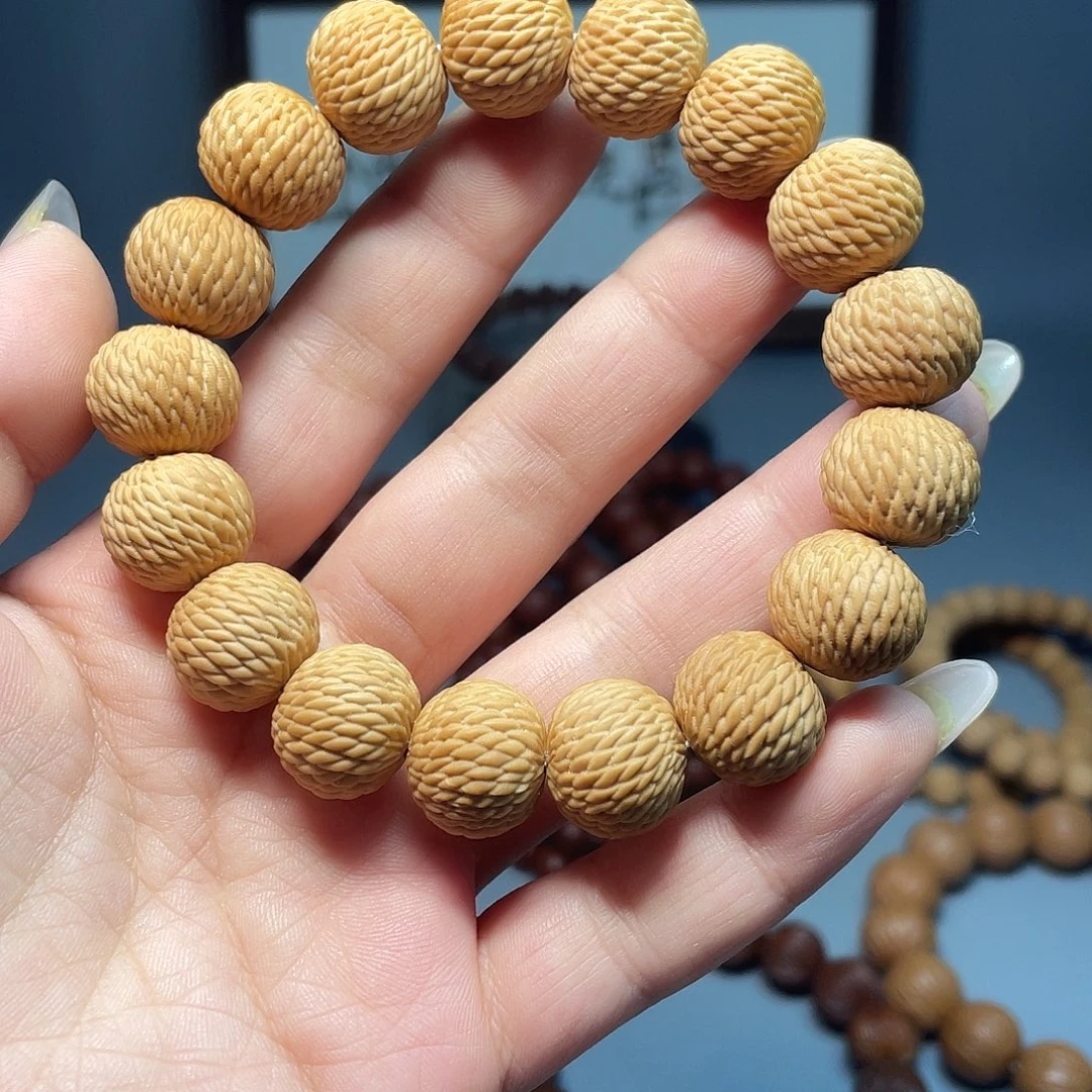 猫***子把件猴头核桃龙麟