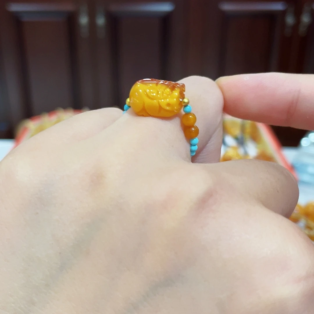 手链蜜蜡未镶嵌手串