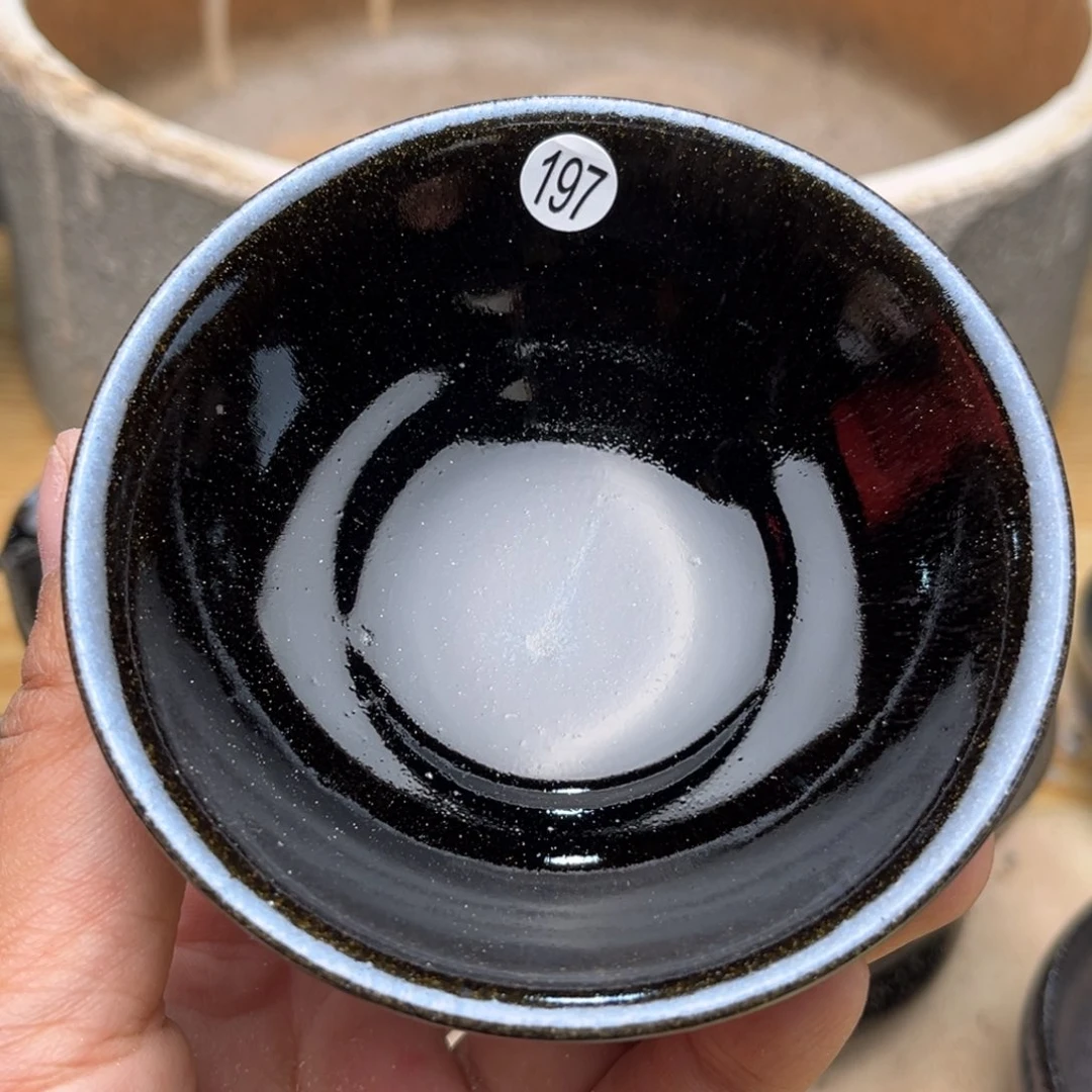 茶盏义兴龙窑坚持真柴烧微瑕